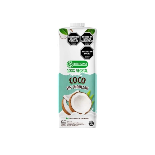 Leche 100 vegetal de Coco sin Endulzar 1 L - La Serenísima