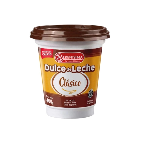 Dulce de Leche Clásico Fuente de Calcio 400 gr - La Serenísima