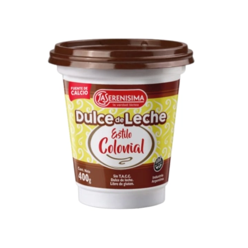 Dulce de Leche Colonial Fuente de Calcio 400 gr - La Serenísima