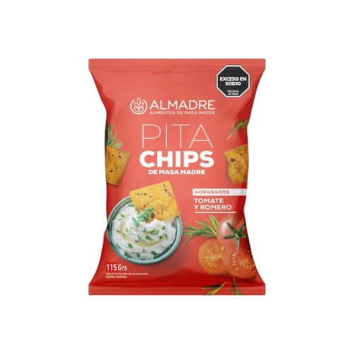 Pitachips Tomate y Romero 115 gr - Almadre