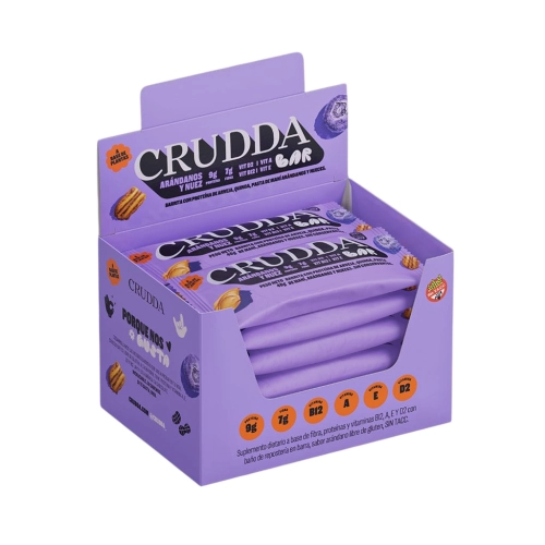 Bar Arándanos y Nuez X10U - Crudda