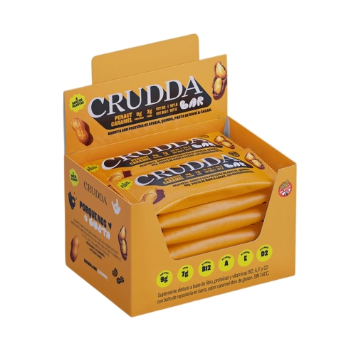 Bar Peanut Caramel X10U - Crudda