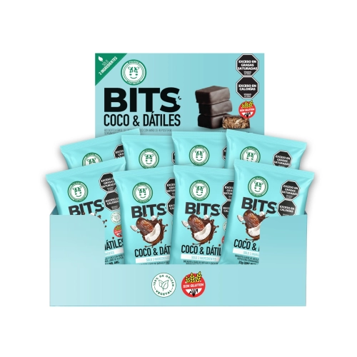 Bits Coco y Dátiles x 8 u - Felices Las Vacas 