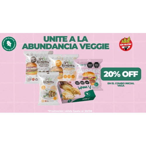 COMBO 1 VEG ABUNDANCIA + WANNA V 20% OFF