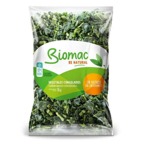 Acelga en hojas cortadas 1 kg - Biomac