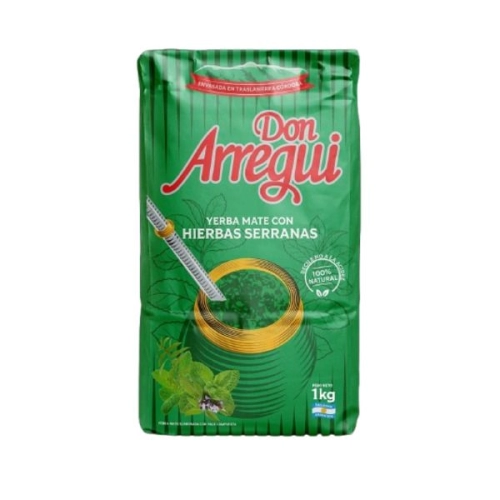 Yerba Mate con Hierbas Serranas 1 Kg - Don Arregui