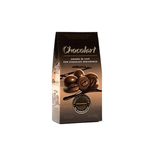 Granos de Café con Chocolate Semiamargo 80 gr - Chocolart