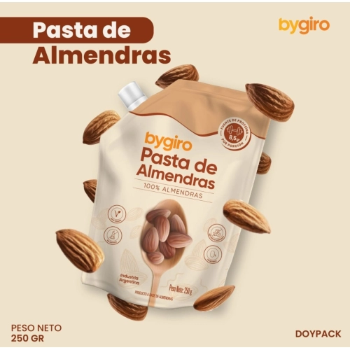 Pasta de Almendras 100% 250 gr - Bygiro