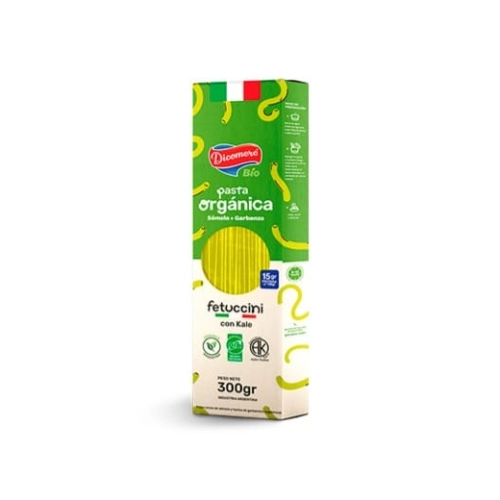 Pasta Fetuccini Orgánica con Kale 300 gr - Dicomere 