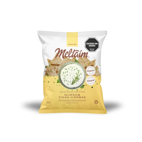 Snacks Queso Crema y Finas Hierbas 150 gr - Meltaím