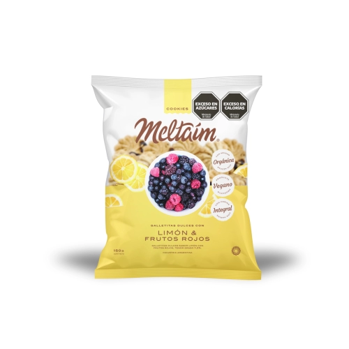 Cookies limón y frutos rojos 150 gr - Meltaim