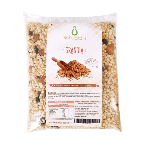 Granola con Pasas de Uva y Almendras 230 gr - Naturplan