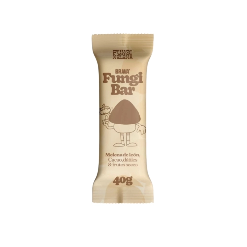 Barra Fungi Bar con Melena de León y Cacao 40 gr x 6 u - Brava