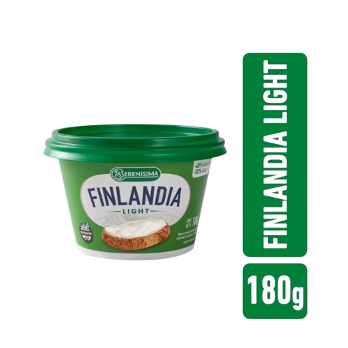Finlandia Queso untable Light reducido en Kcal 180 gr - La Serenísima