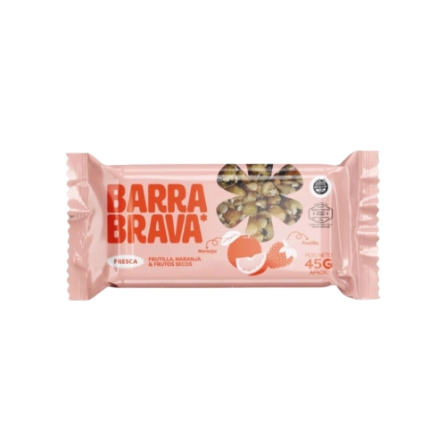 Barra Clásica Frutos Secos Pera/Frutilla 45 gr x 12 - Brava