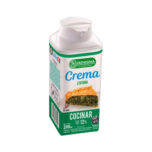 Crema Liviana 200 ml - La Serenísima 