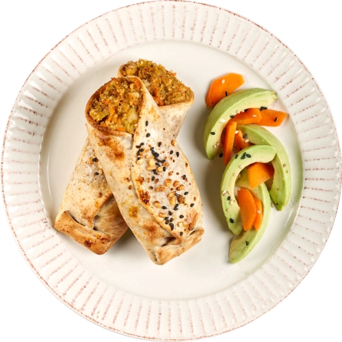 Burritos de Mijo, Zanahoria y Brócoli x 2 U 260 gr - Amoedo  