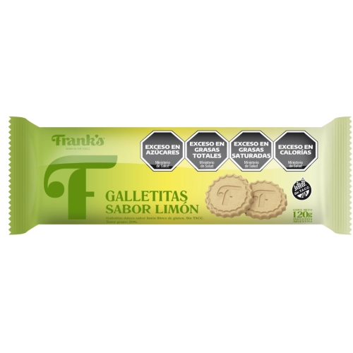 Galletitas de Limón sin TACC 120 gr - Frank´s 