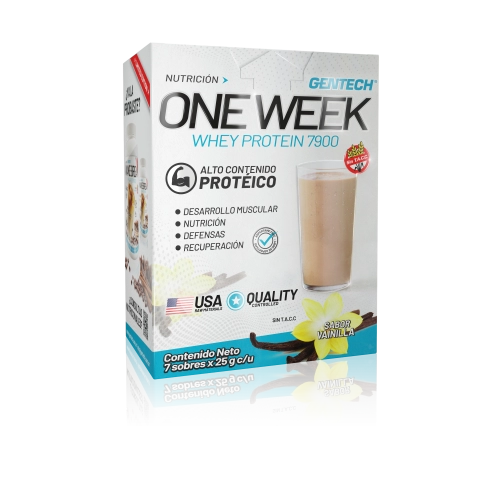 One Week Vainilla 175 gr - Gentech
