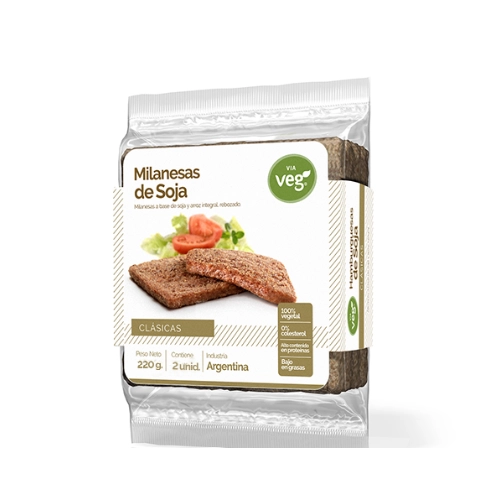 Milanesas de Soja x 2 u 220 gr - Via Veg