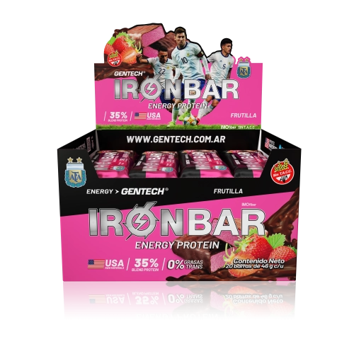 Iron Bar Frutilla 20 u - Gentech