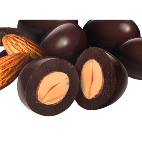 Almendras con Chocolate Amargo 70% cacao 7 kg - Chocolart