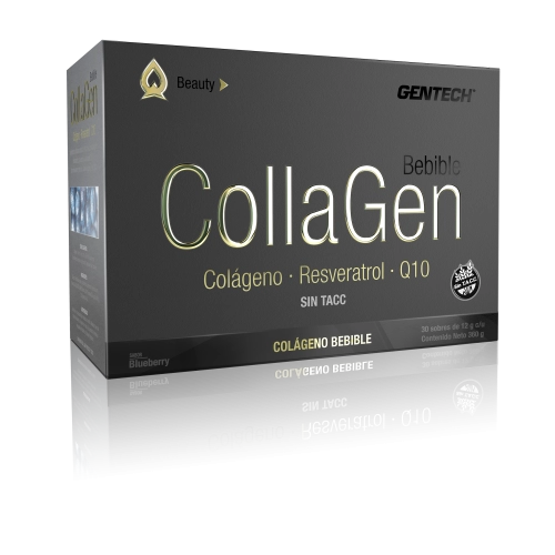 Collagen sabor Blueberry - Estuche - 30 sobres - Gentech