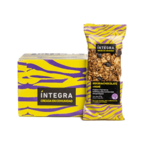 Barra base Choco Maní x 10 u - Íntegra