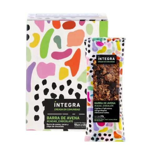 Barra de Chocolate x 10 u - Íntegra