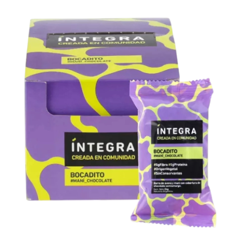 Bocadito Choco Maní x 20 u - Íntegra