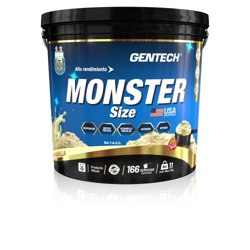 Monster Size Vainilla 5 kg - Gentech