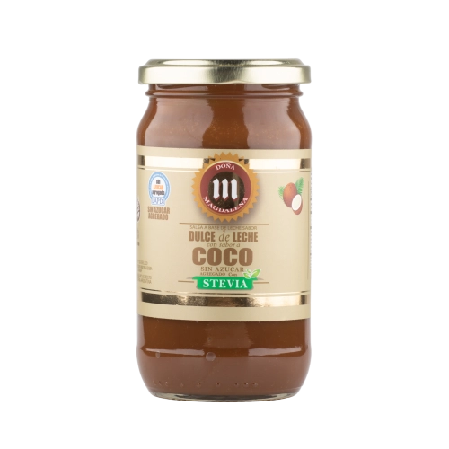 Dulce de Leche sabor Coco sin Azúcar 400 gr - Doña Magdalena