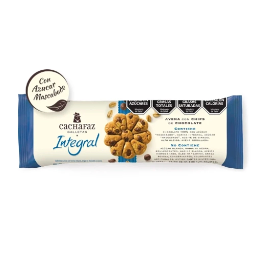 Galletitas Integrales de Avena y Chips 225 gr - Cachafaz