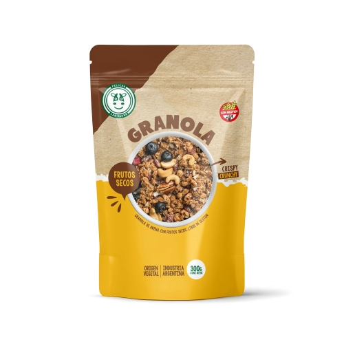 Granola de Avena con Frutos Secos 300 gr - Felices Las Vacas