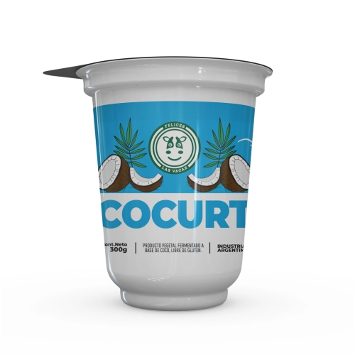 Whole Life Cocurt, Yogur de Coco 300 gr - Felices Las Vacas