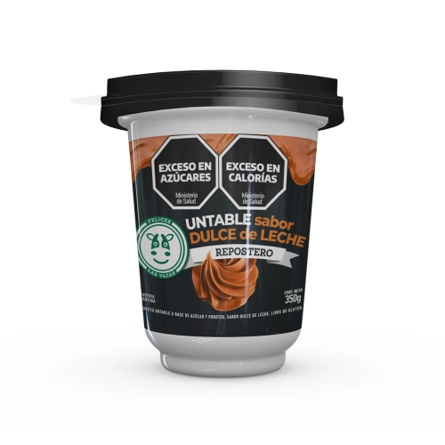Untable para Pastelería sabor dulce de leche Repostero 350 gr - Felices las Vacas