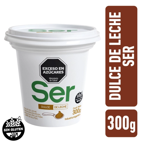 Dulce de Leche reducido en Grasa y Lactosa 300 gr - Ser
