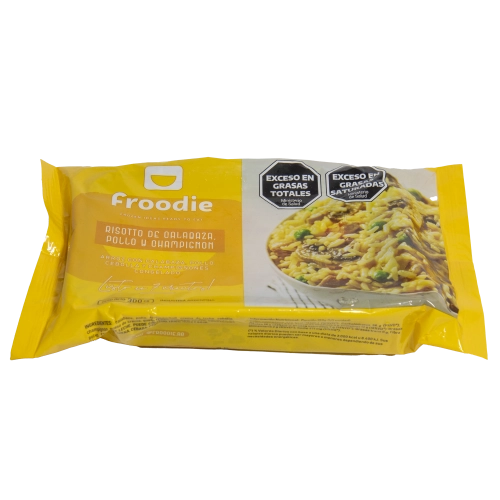 Rissoto de Calabaza, Pollo y Champignon 300 gr - Froodie 
