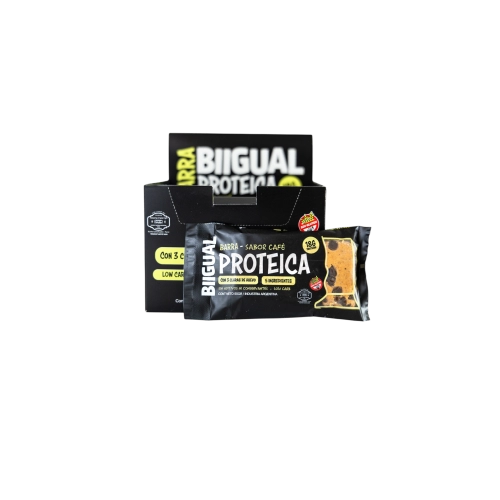 Barra Proteica Café 50 gr x 10 - Bigual