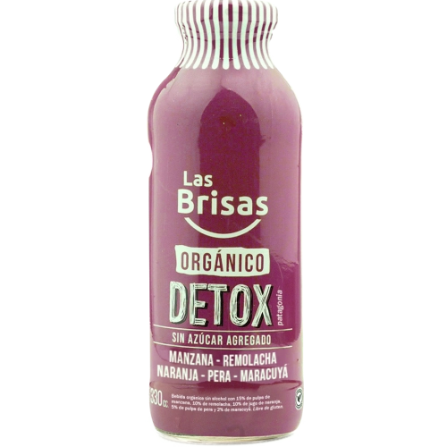 Detox orgánico de Remolacha sin Azúcar 330 cc - Las Brisas