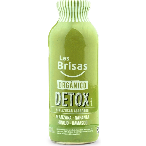 Detox orgánico Hinojo sin azúcar 330 cc - Las Brisas