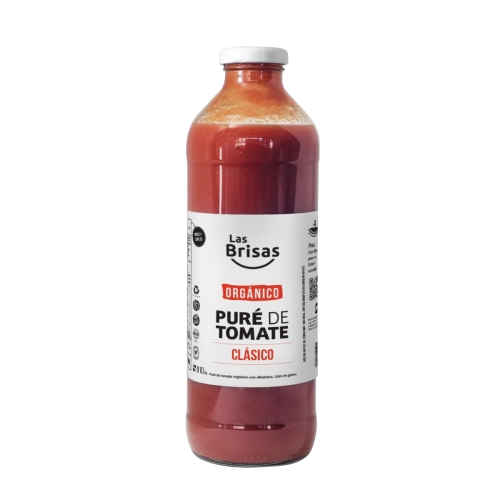 Puré de Tomate Clásico Orgánico 910 cc - Las Brisas