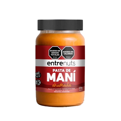 Mantequilla / Pasta de maní Ahumada 370  gr - Entrenuts