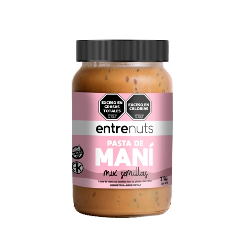 Mantequilla / Pasta de Mani Mix Semillas 370 gr - Entrenuts