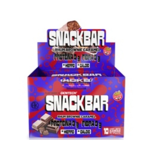 Snack Bar Rhum Brownie 40 gr x 10 U - Gentech