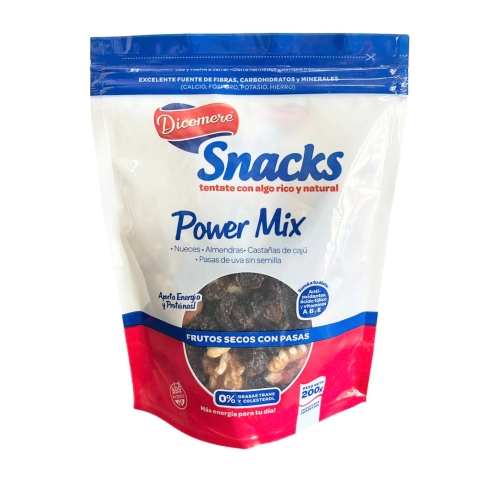 Power Mix Frutos Secos con Pasas sin TACC 200 gr - Dicomere