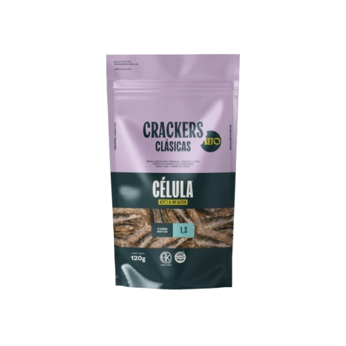 Crackers Proteicas Low Carb 120 gr - Célula cocina