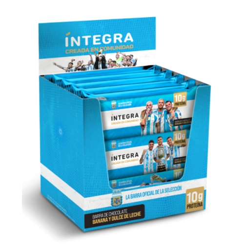 Barra de Chocolate, Banana y Dulce de Leche AFA 12 u - Íntegra