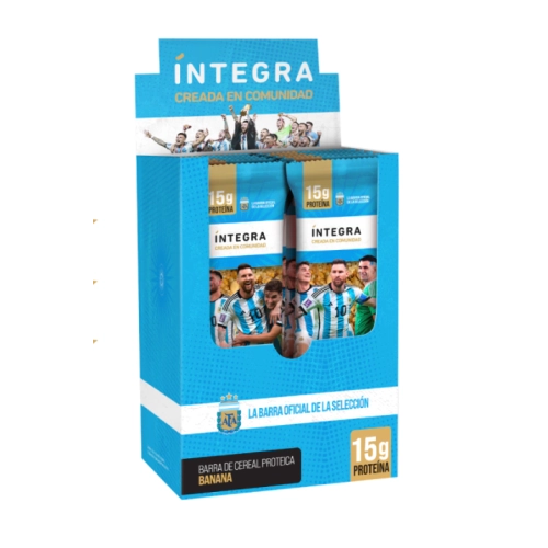 Barra de Cereal Proteica sabor Banana AFA 10 u - Íntegra