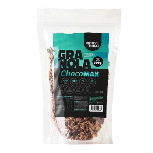 Granola Proteica de Chocolate 300 gr - Granomax